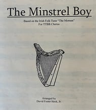 The Minstrel Boy SATB choral sheet music cover Thumbnail